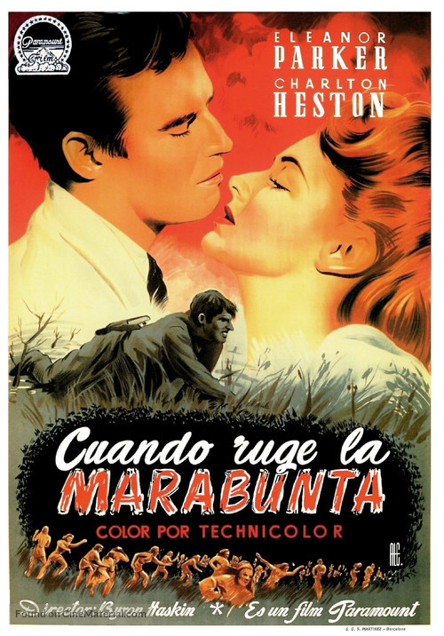 The Naked Jungle - Spanish Movie Poster