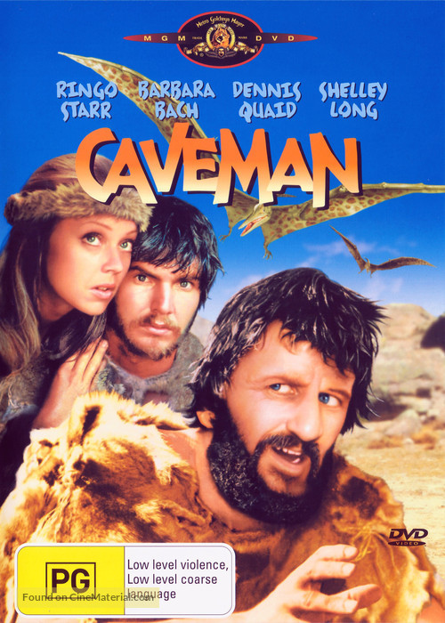 Caveman - Australian DVD movie cover
