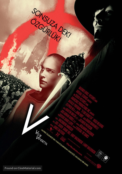 V for Vendetta - Turkish Movie Poster