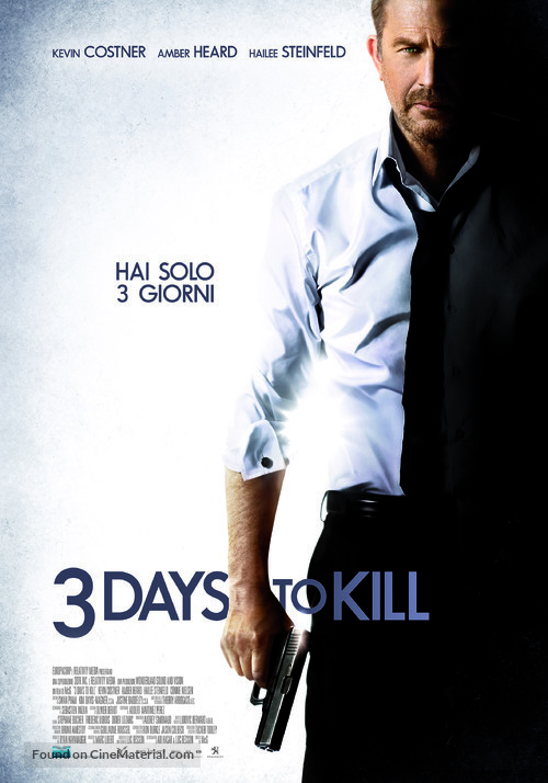 3 Days to Kill - Italian Movie Poster