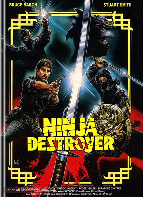 Ninja Destroyer - German Movie Cover