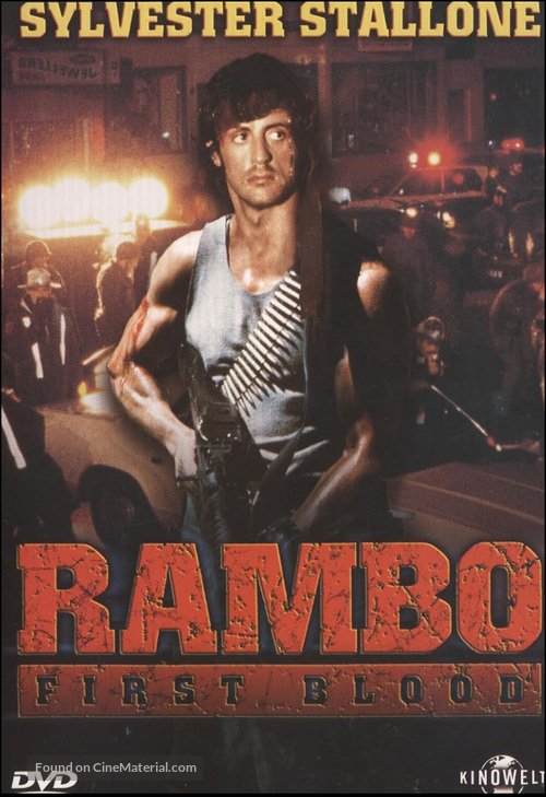 First Blood - German DVD movie cover