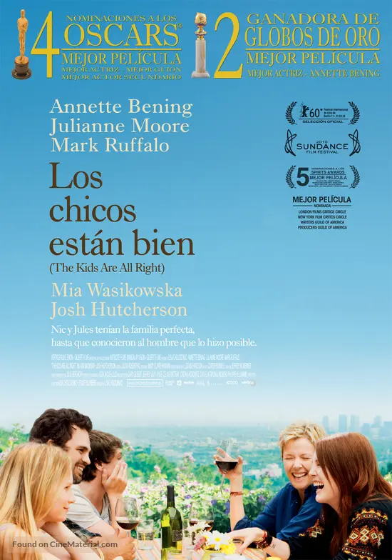 The Kids Are All Right - Spanish Movie Poster