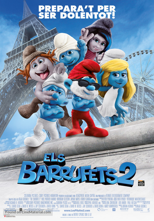 The Smurfs 2 - Andorran Movie Poster