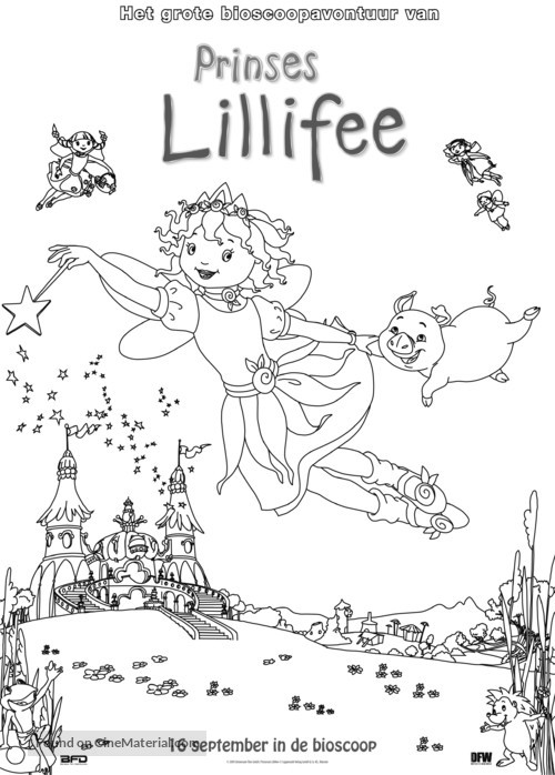 Prinzessin Lillifee - Dutch Movie Poster