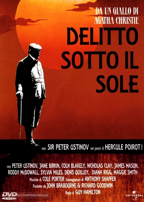 Evil Under the Sun - Italian DVD movie cover