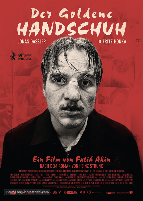 Der goldene Handschuh - German Movie Poster