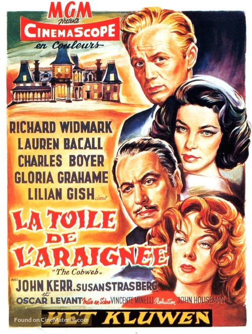 The Cobweb - Belgian Movie Poster