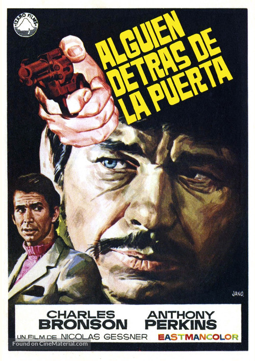 Quelqu&#039;un derri&egrave;re la porte - Spanish Movie Poster