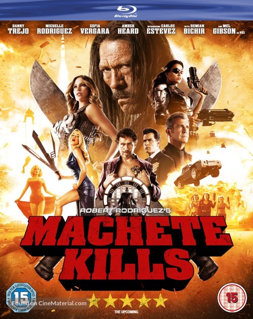 Machete Kills - British Blu-Ray movie cover