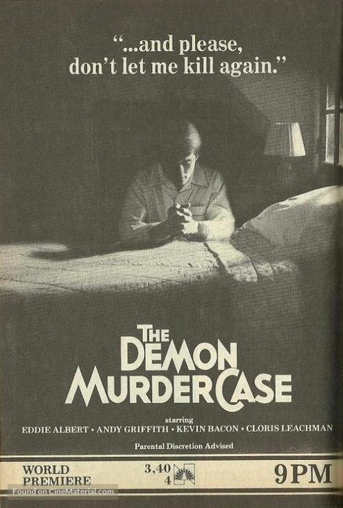 The Demon Murder Case - poster