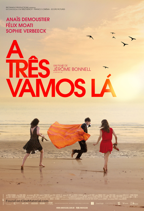 &Agrave; trois, on y va - Brazilian Movie Poster