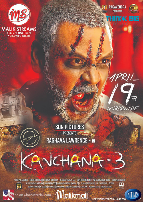 Kanchana 3 - Movie Poster