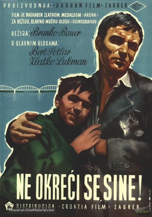 Ne okreci se sine - Yugoslav Movie Poster