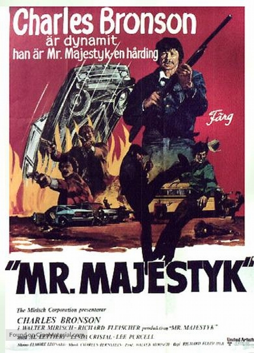 Mr. Majestyk - Swedish Movie Poster