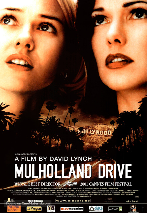 Mulholland Dr. - Belgian Movie Poster