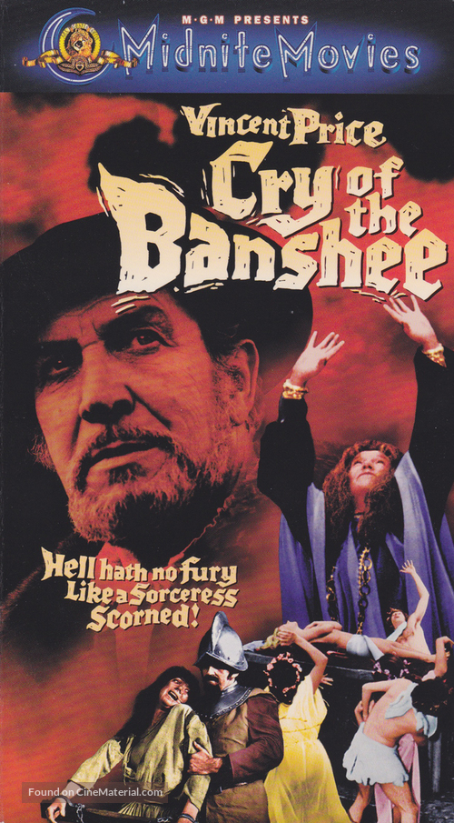 Cry of the Banshee - VHS movie cover