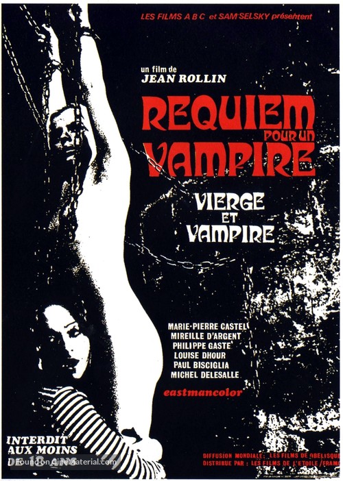 Vierges et vampires - French Movie Poster