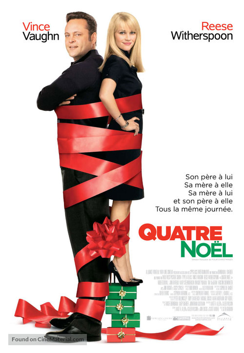 Four Christmases - Canadian Movie Poster