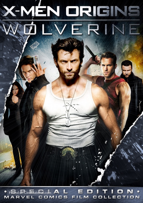 X-Men Origins: Wolverine - DVD movie cover