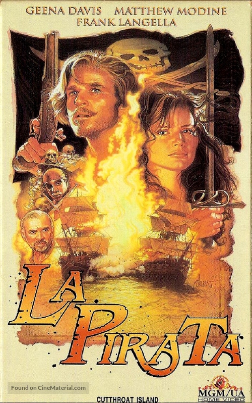 Cutthroat Island - Argentinian VHS movie cover