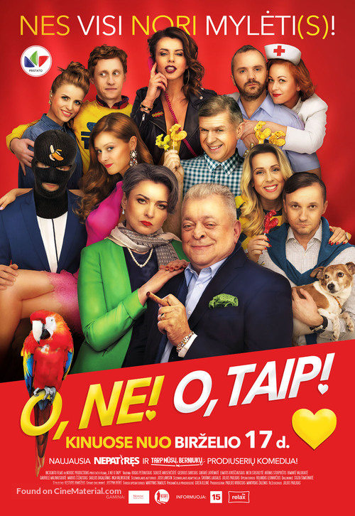 O, ne! O, taip! - Lithuanian Movie Poster