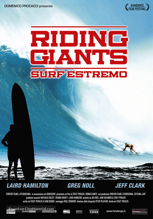 Riding Giants - Italian poster