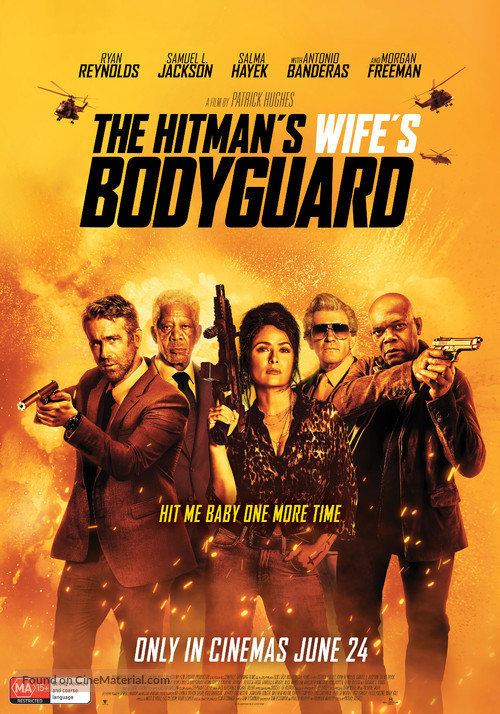 The Hitman&#039;s Wife&#039;s Bodyguard - Australian Movie Poster