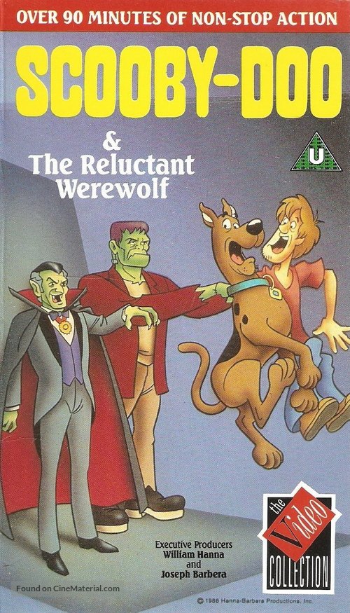 Scooby-Doo and the Reluctant Werewolf - British VHS movie cover