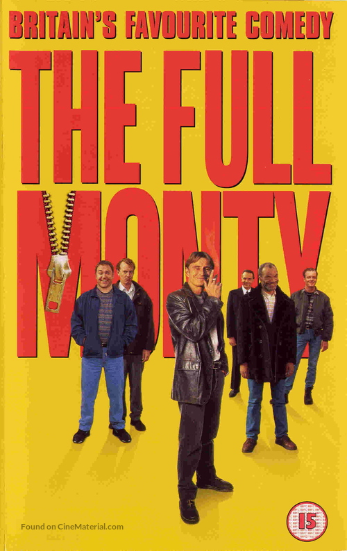 The Full Monty - British DVD movie cover