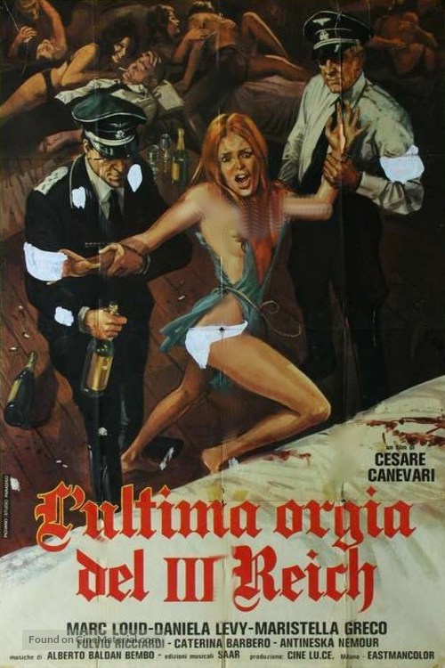 L&#039;ultima orgia del III Reich - Italian Movie Poster
