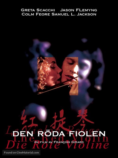 The Red Violin - Swedish Movie Poster