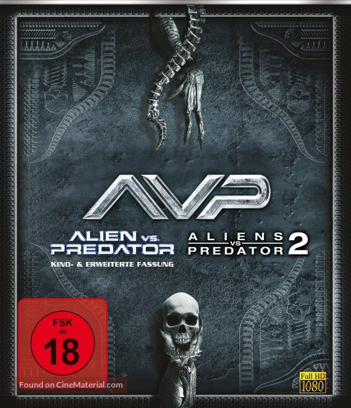 AVPR: Aliens vs Predator - Requiem - German Blu-Ray movie cover