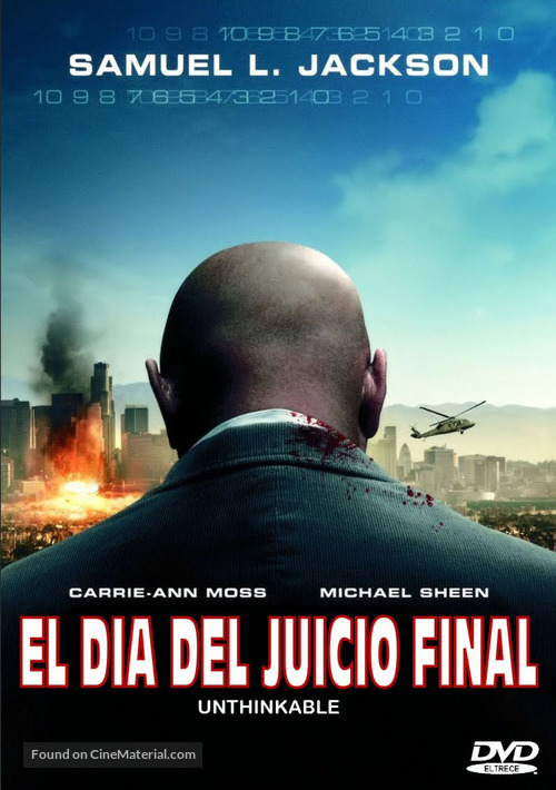 Unthinkable - Colombian DVD movie cover