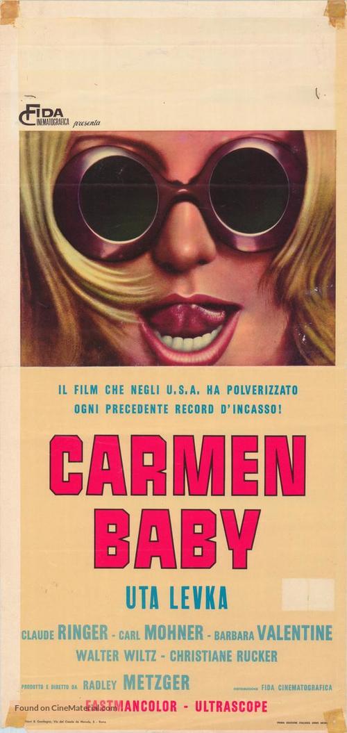 Carmen, Baby - Italian Movie Poster