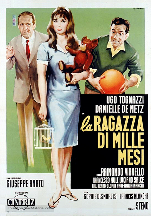 La ragazza di mille mesi - Italian Movie Poster