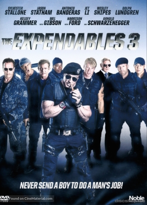 The Expendables 3 - Swedish Movie Cover
