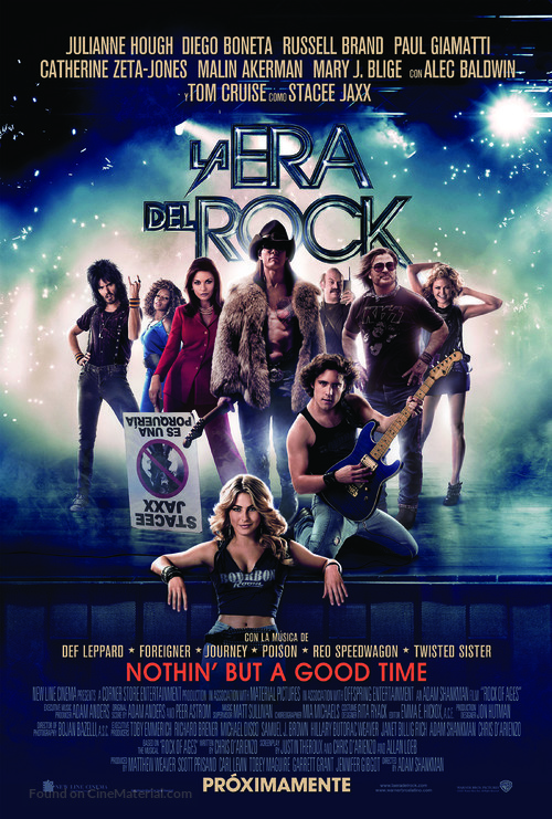 Rock of Ages - Argentinian Movie Poster