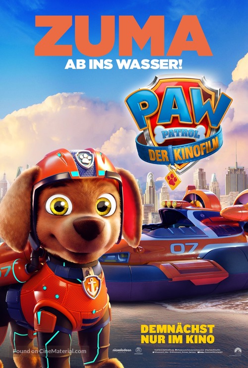 Paw Patrol: The Movie - German Movie Poster