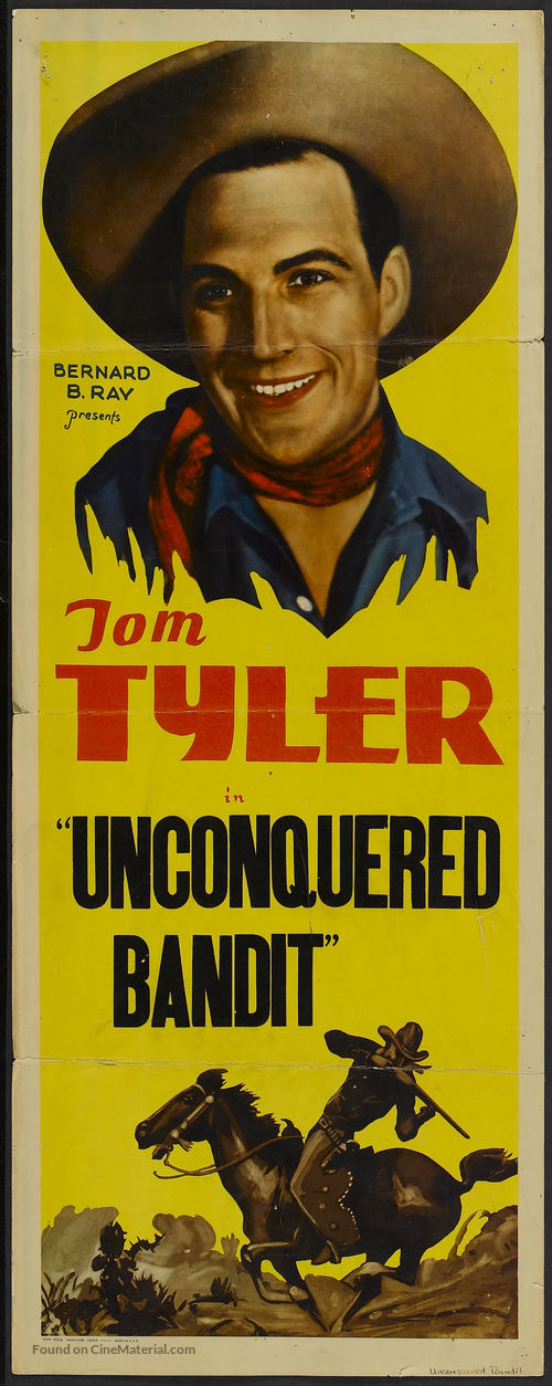 Unconquered Bandit - Theatrical movie poster