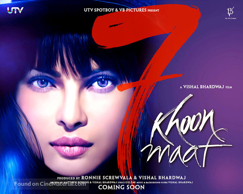 Saat Khoon Maaf - Indian Movie Poster