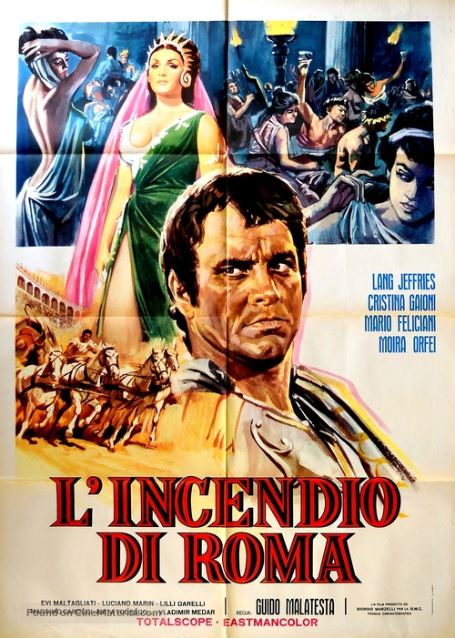 L&#039;incendio di Roma - Italian Movie Poster