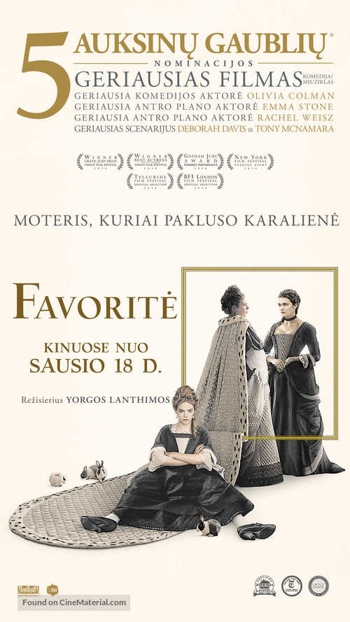 The Favourite - Lithuanian Movie Poster