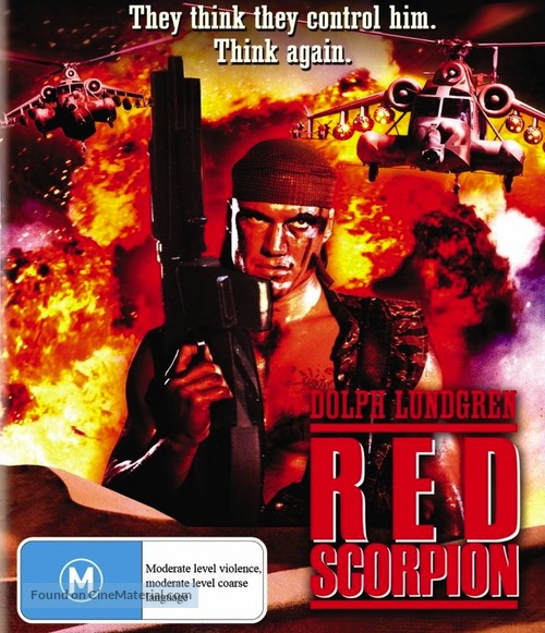 Red Scorpion - Australian Blu-Ray movie cover