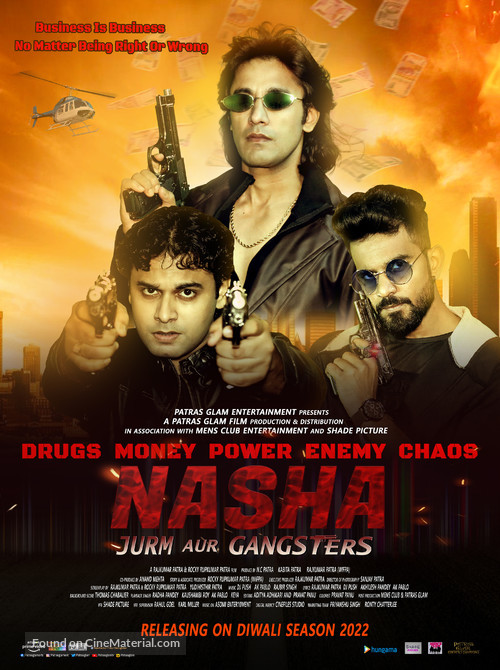 Nasha Jurm Aur Gangsters - Indian Movie Poster