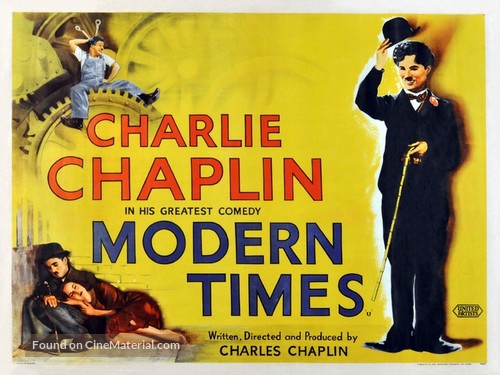 Modern Times - British Re-release movie poster