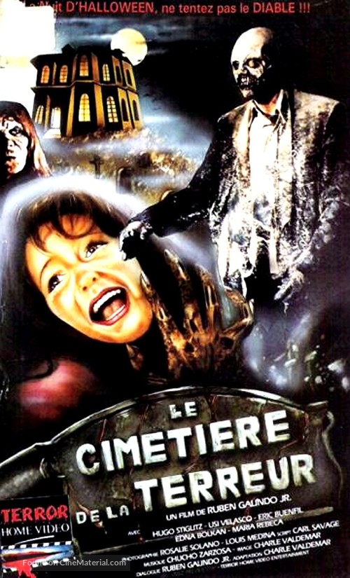 Cementerio del terror - French VHS movie cover