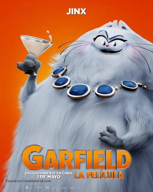 The Garfield Movie - Spanish Movie Poster