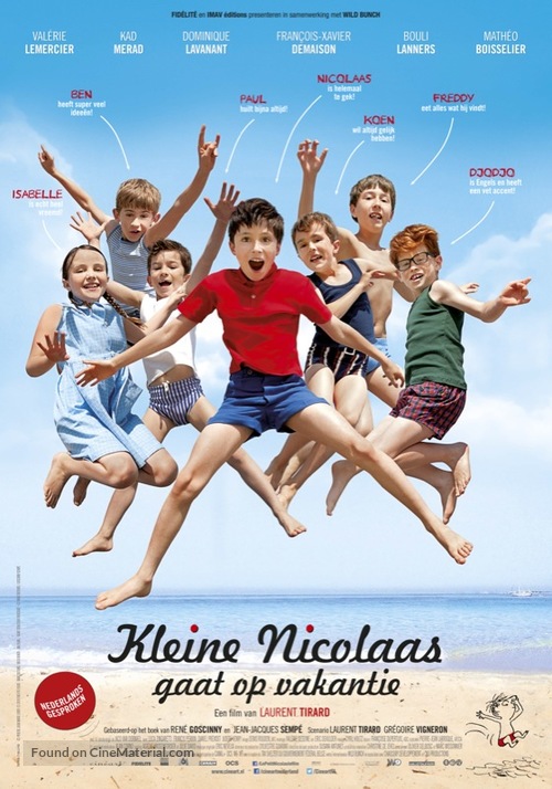 Les vacances du petit Nicolas - Dutch Movie Poster