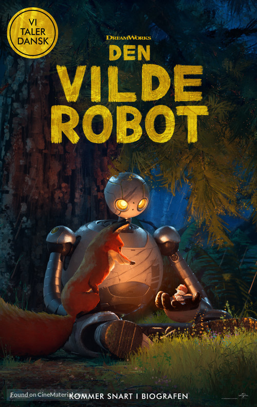 The Wild Robot - Danish Movie Poster